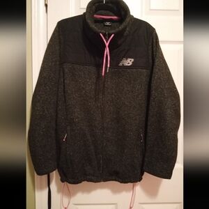 New Balance Black and Pink Ski Jacket